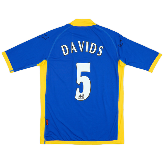 2005-06 Tottenham Away Shirt Davids #5 - 4/10 - (L)