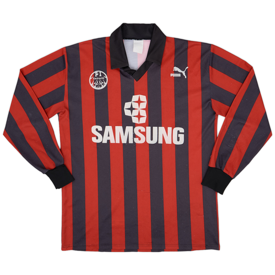 1992-93 Eintracht Frankfurt Away L/S Shirt - 6/10 - (XL)