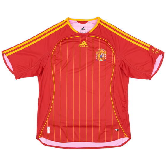 2006-08 Spain Home Shirt - 9/10 - (XL.Boys)