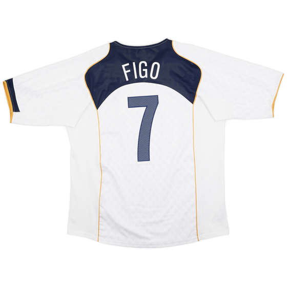 2004-06 Portugal Away Shirt Figo #7 - 9/10 - (XL)