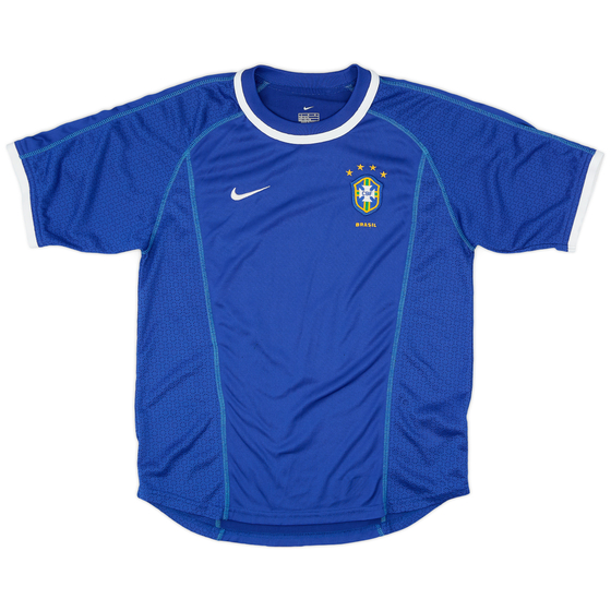 2000-02 Brazil Away Shirt - 9/10 - (L.Boys)