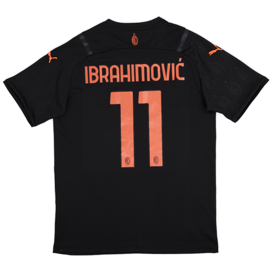 2021-22 AC Milan Third Shirt Ibrahimovic #11 - 9/10 - (L)