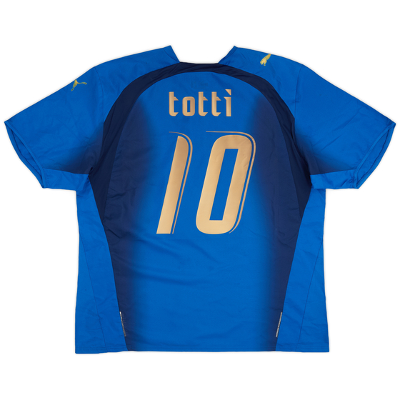 2006 Italy Home Shirt Totti #10 - 5/10 - (XXL)