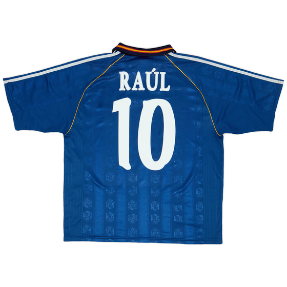 1999-00 Spain Away Shirt Raul #10 - 8/10 - (XL)