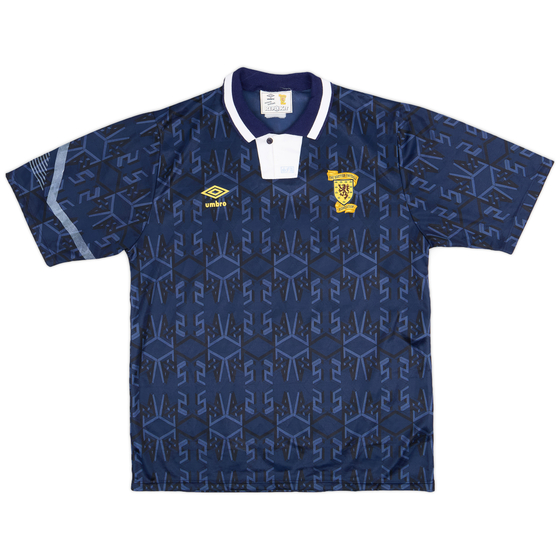 1991-94 Scotland Home Shirt - 8/10 - (XL)