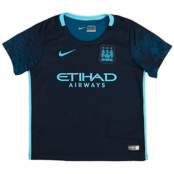 2015-16 Manchester City Away Shirt - 8/10 - (XS.Boys)