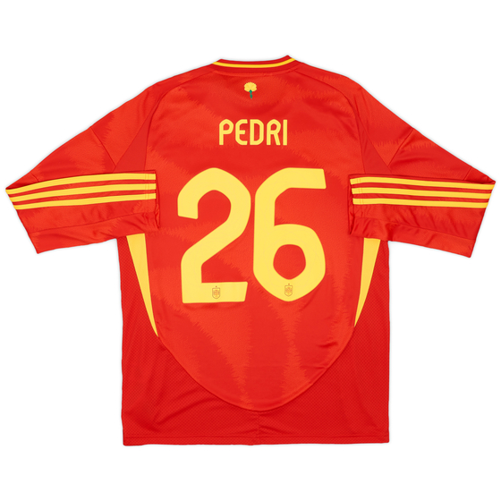 2024-25 Spain Home L/S Shirt Pedri #26
