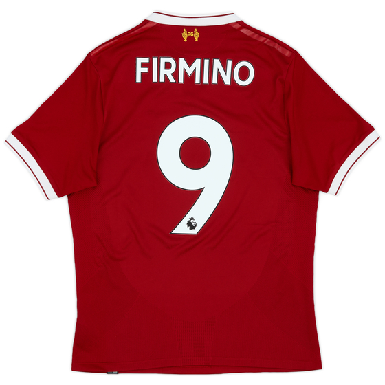 2017-18 Liverpool 125 Years Home Shirt Firmino #9 - 9/10 - (S)