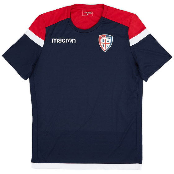 2019-20 Cagliari Macron Training Shirt - 9/10 - (M)