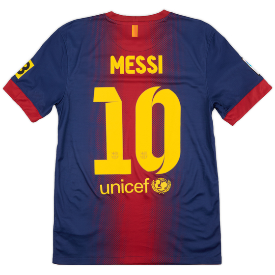 2012-13 Barcelona Home Shirt Messi #10 - 6/10 - (S)