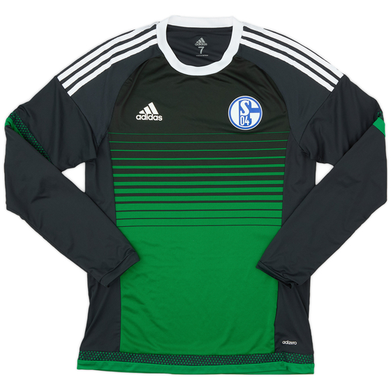 2015-17 Schalke Player Issue Third L/S Shirt - 9/10 - (M/L)
