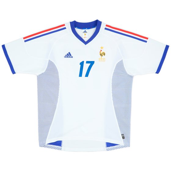 2002-04 France Away Shirt #17 - 9/10 - (L)