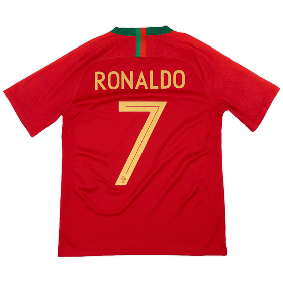 2018-19 Portugal Home Shirt Ronaldo #7 - 9/10 - (M)