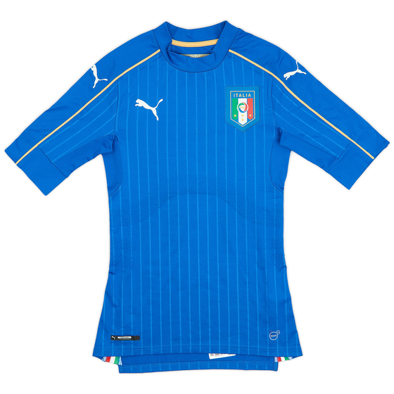 2016-17 Italy Authentic Home Shirt - 9/10 - (S)