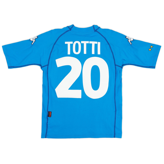 2000-01 Italy Home Shirt Totti #20