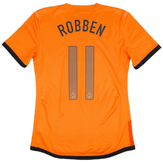 2012-13 Netherlands Player Issue Home Shirt Robben #11 - 9/10 - (M)