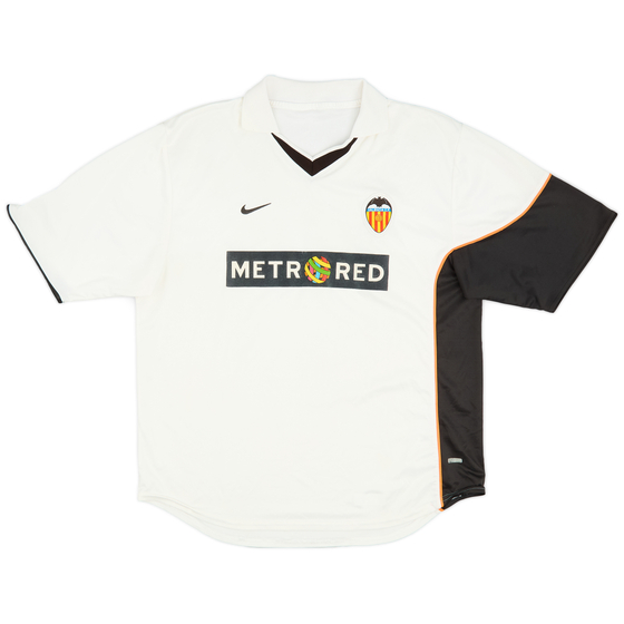 2001-02 Valencia Home Shirt - 7/10 - (XL)
