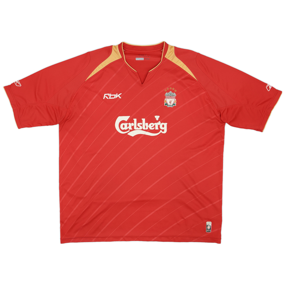 2005-06 Liverpool CL Home Shirt - 6/10 - (XXL)