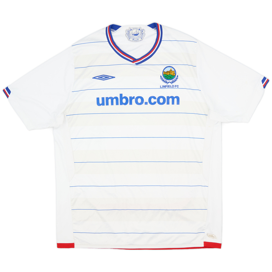 2009-10 Linfield Away Shirt - 8/10 - (XL)