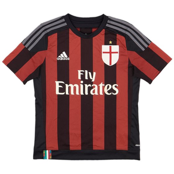 2015-16 AC Milan Home Shirt - 5/10 - (L.Boys)