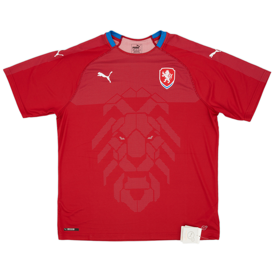 2018 Czech Republic Home Shirt (XXL)