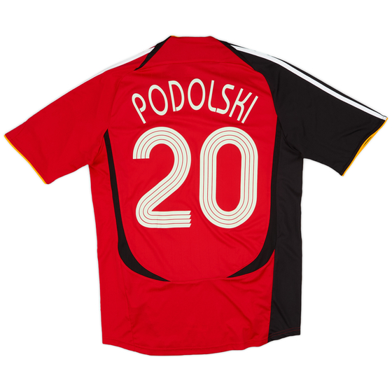 2005-07 Germany Away Shirt Podolski #20 - 8/10 - (M)