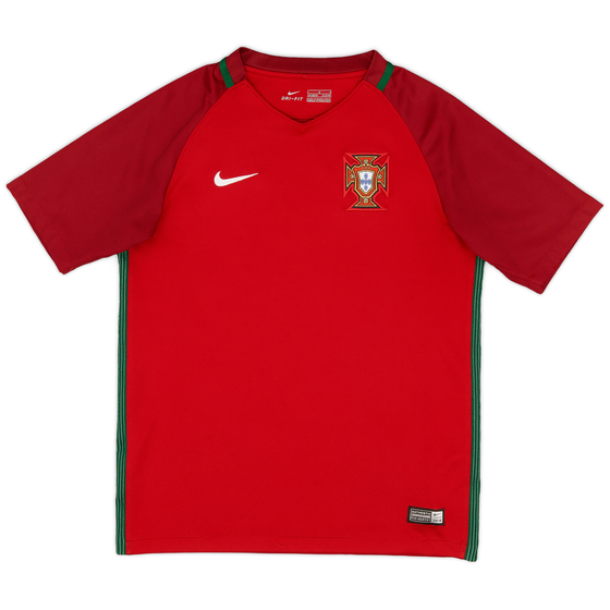 2016-18 Portugal Home Shirt - 7/10 - (L.Boys)