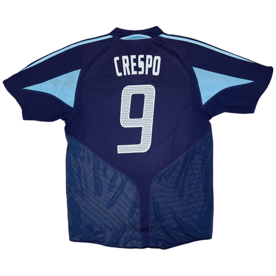2004-05 Argentina Away Shirt Crespo #9 - 7/10 - (L)