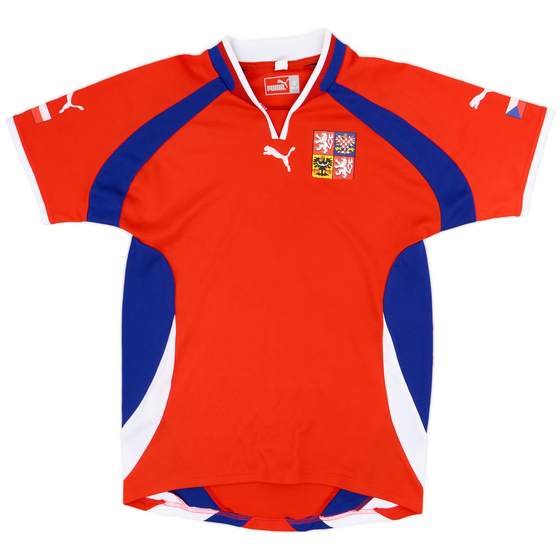 2000-02 Czech Republic Home Shirt - 9/10 - (XL.Boys)