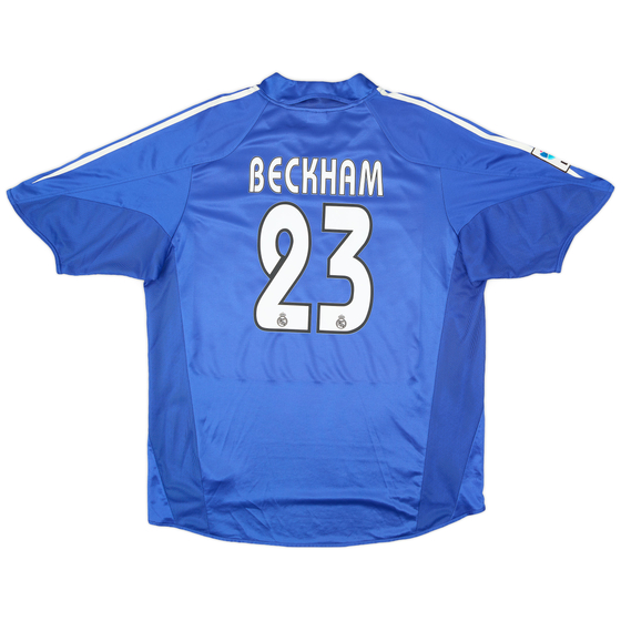 2004-05 Real Madrid Third Shirt Beckham #23 - 6/10 - (XL)