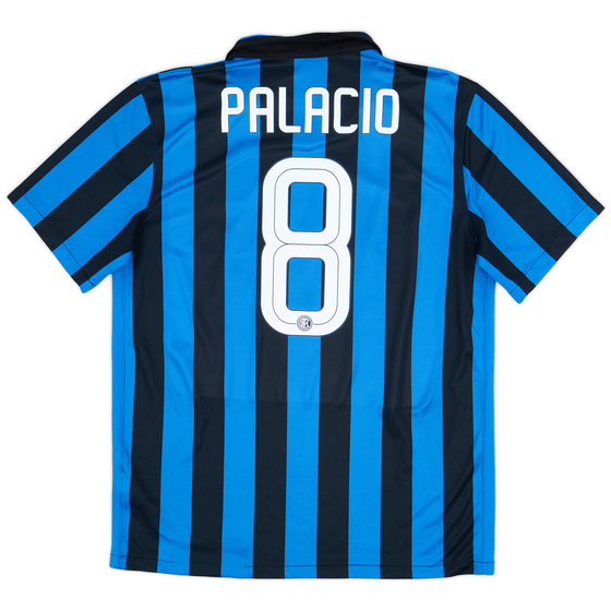 2015-16 Inter Milan Home Shirt Palacio #8- 8/10 - (L)