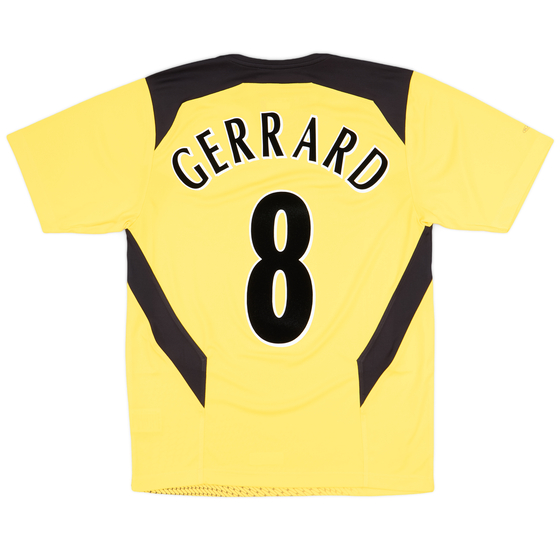 2004-06 Liverpool Away Shirt Gerrard #8 (S)
