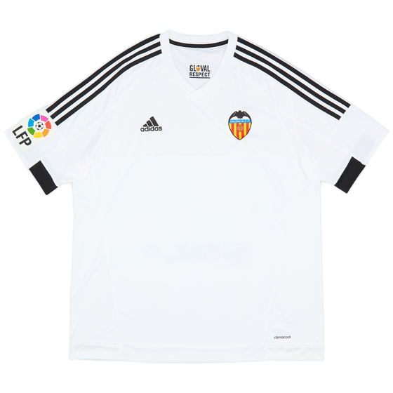 2015-16 Valencia Home Shirt - 9/10 - (XL)