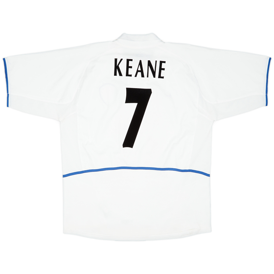 2002-03 Leeds United Home Shirt Keane #7 - 8/10 - (XL)