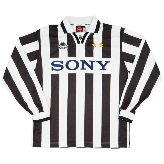 1995-97 Juventus Home L/S Shirt - 9/10 - (M)
