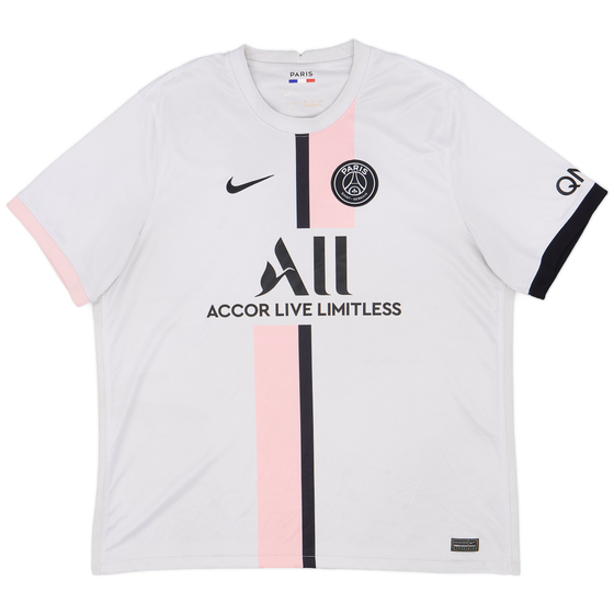 2021-22 Paris Saint-Germain Away Shirt - 4/10 - (XXL)