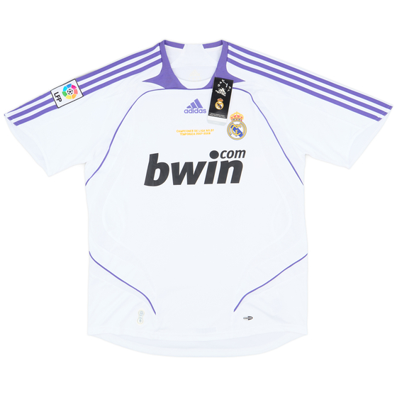 2007-08 Real Madrid Home Shirt (M)