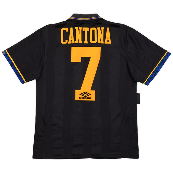1993-95 Manchester United Away Shirt Cantona #7 - 9/10 - (S)