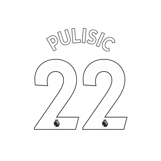 2019-20 Chelsea Junior Name Set Pulisic #22