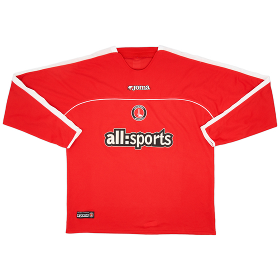 2003-04 Charlton Home L/S Shirt - 8/10 - (4XL)
