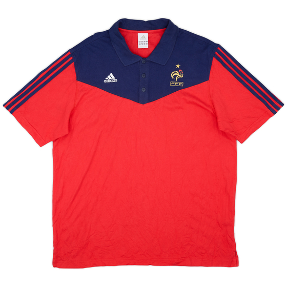 2008-09 France adidas Polo Shirt - 8/10 - (XL)