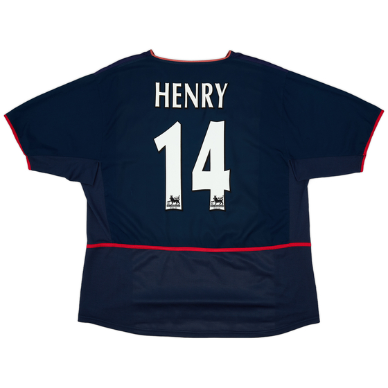 2002-04 Arsenal Away Shirt Henry #14 - 6/10 - (XXL)