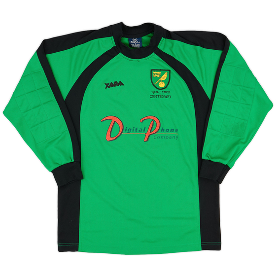 2001-03 Norwich GK Shirt - 7/10 - (S)