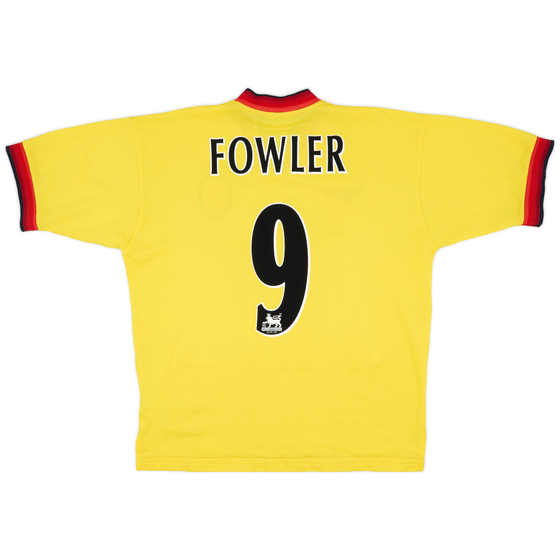 1997-99 Liverpool Away Shirt Fowler #9 - 10/10 - (L)