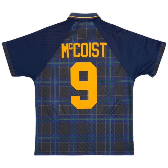 1994-96 Scotland Home Shirt McCoist #9 - 7/10 - (L)