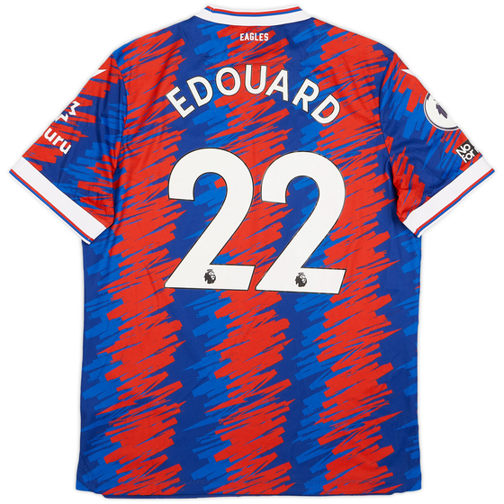 2022-23 Crystal Palace Match Issue Home Shirt Edouard #22