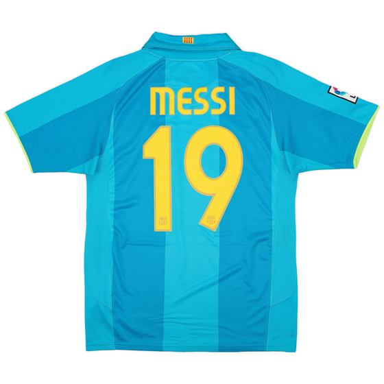2007-09 Barcelona Away Shirt Messi #19 - 8/10 - (S)
