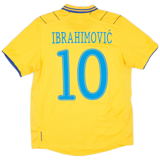 2012-13 Sweden Home Shirt Ibrahimović #10 - 9/10 - (M)
