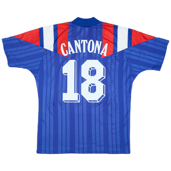 1992-94 France Home Shirt Cantona #18 - 8/10 - (L/XL)