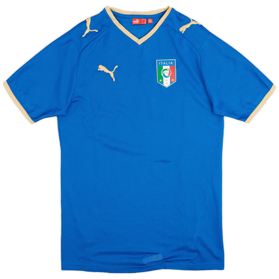 2007-08 Italy Basic Home Shirt - 7/10 - (L.Boys)